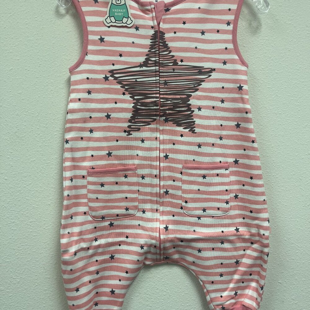 Vaenait Baby Sleep Sack / Sleep Suit  Pink Stars- New